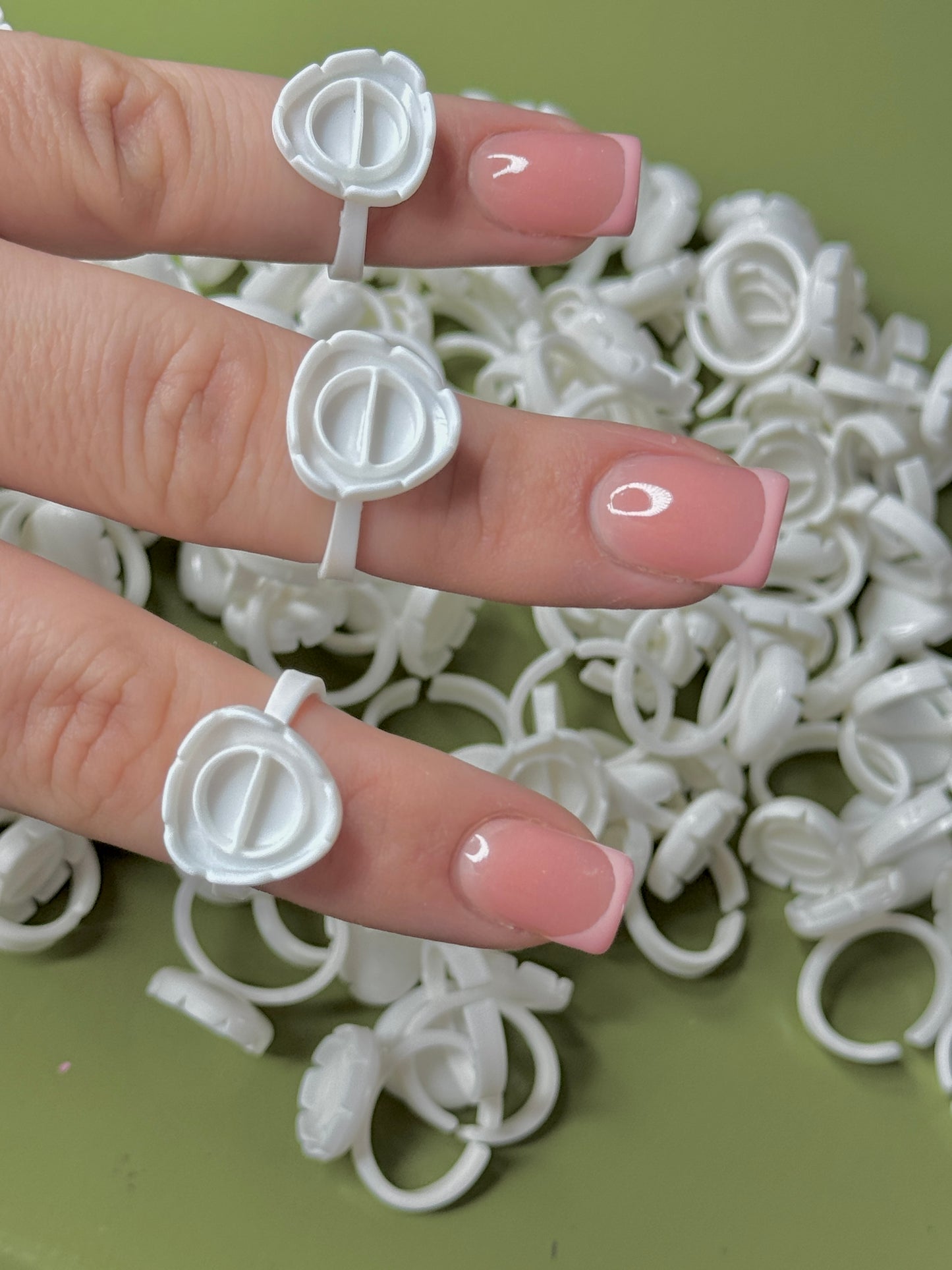 Glue Rings (100 pcs)